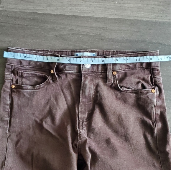 Paige Brown Hoxton Slim Jeans Pant Size 25 - Picture 9 of 14